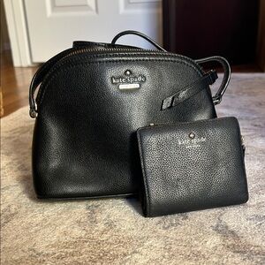 Kate Spade Black Crossbody Bag and Wallet